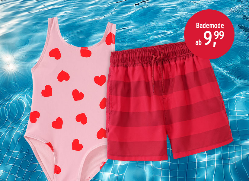 Bunte Bademode für Kinder