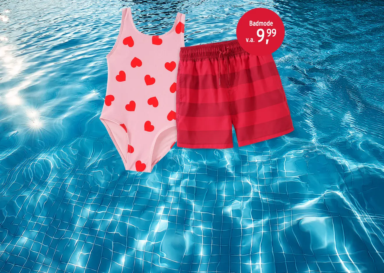 Kleurrijke badmode voor kinderen