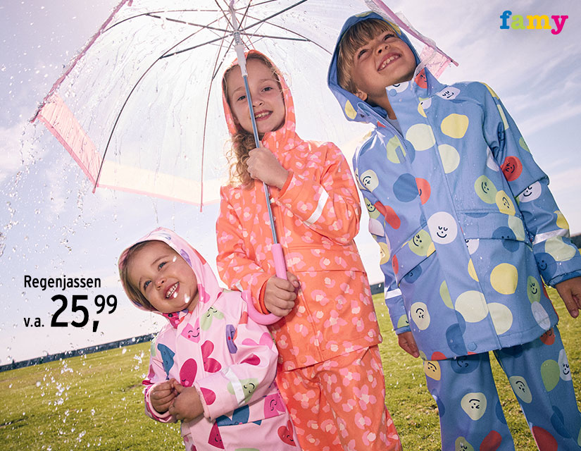 Regenkleding voor kinderen