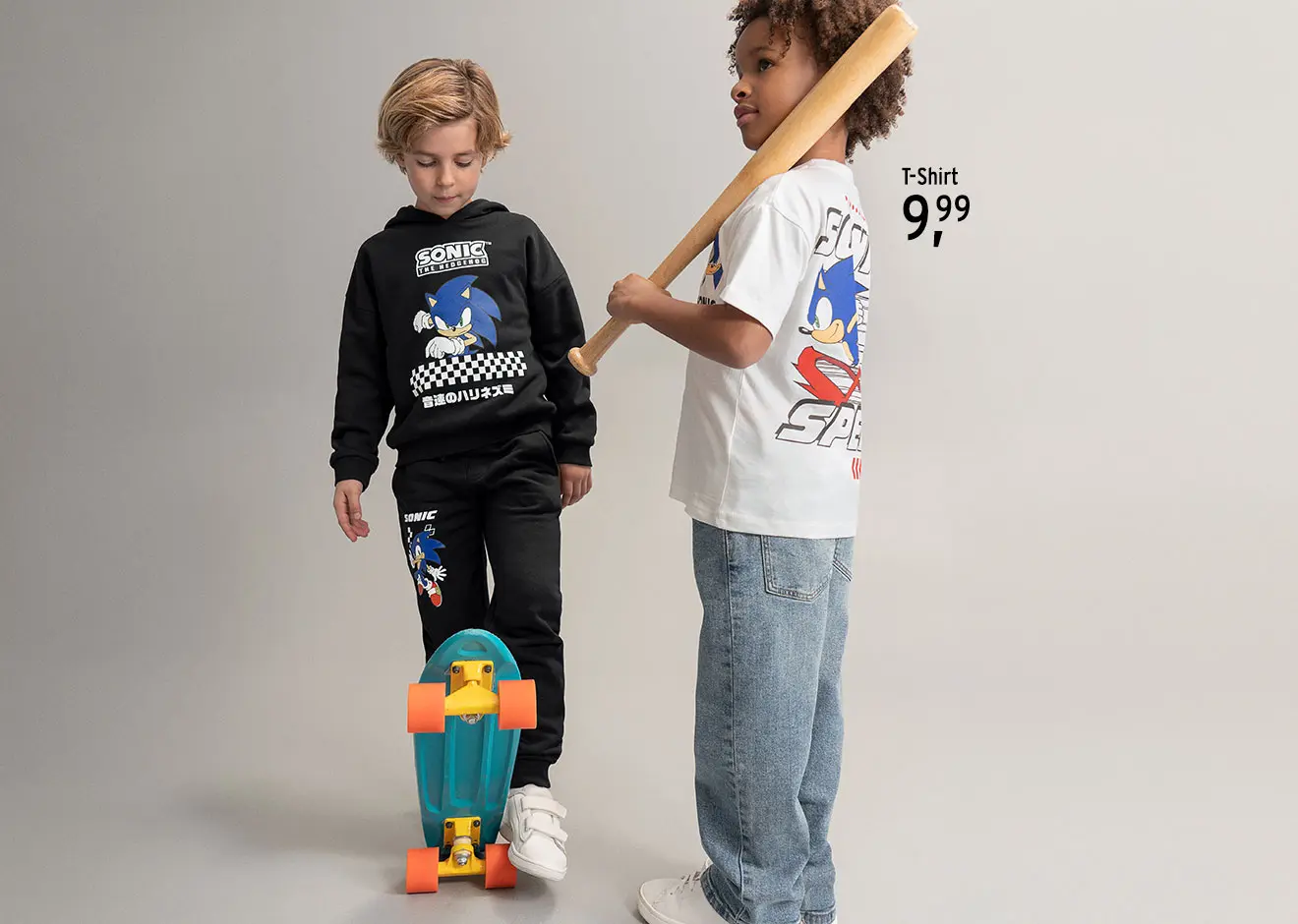 Stijlvolle kinderkleding voor Sonic fans