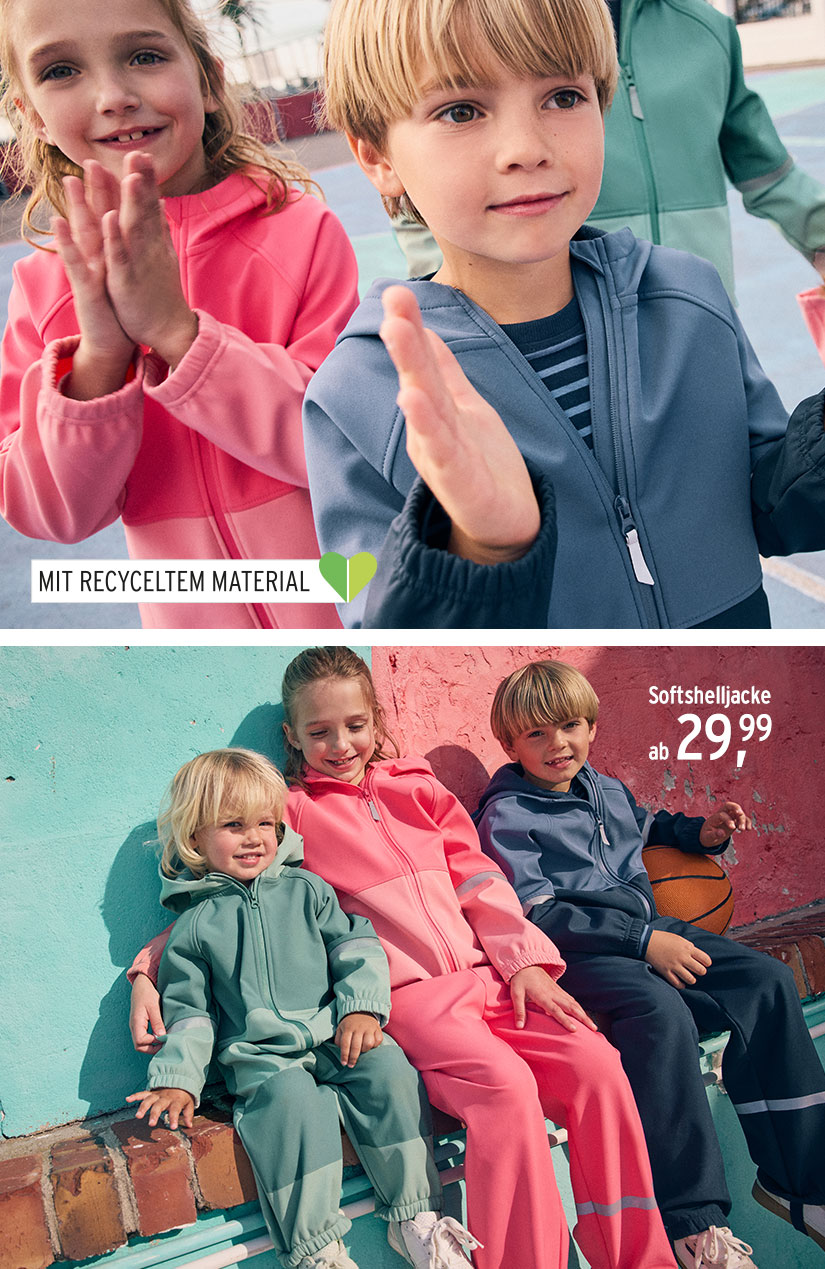 Softshelljacken für Kinder