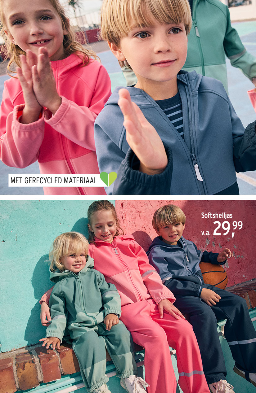 Softshell jassen voor kinderen