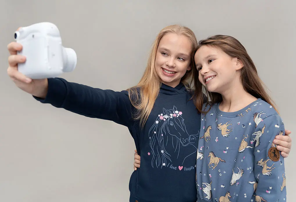 Hoodie met paardenmotieven