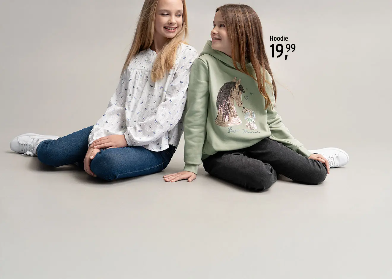 Kindermode met schattige paardenmotieven