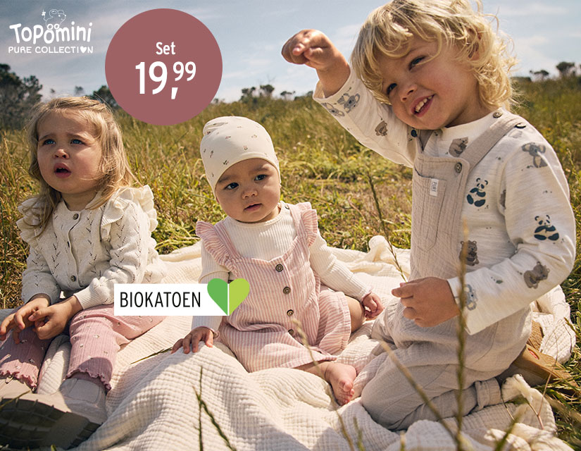 Kindermode met een natuurlijke uitstraling