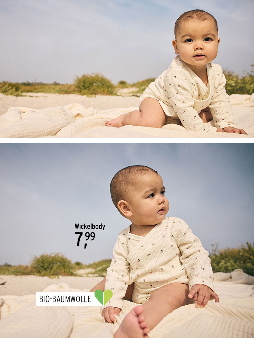 Wickelbody für Babys