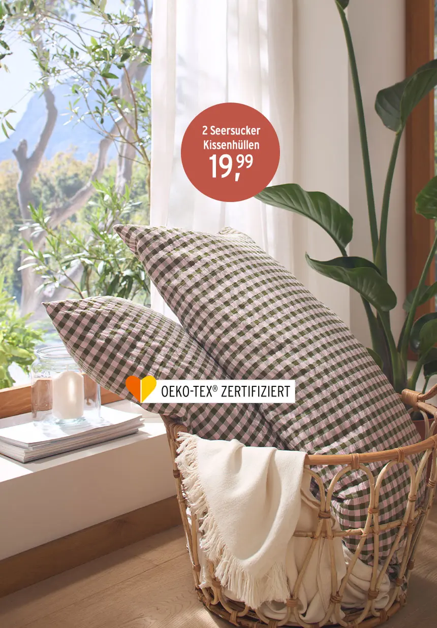 Zertifizierte Kissenhüllen