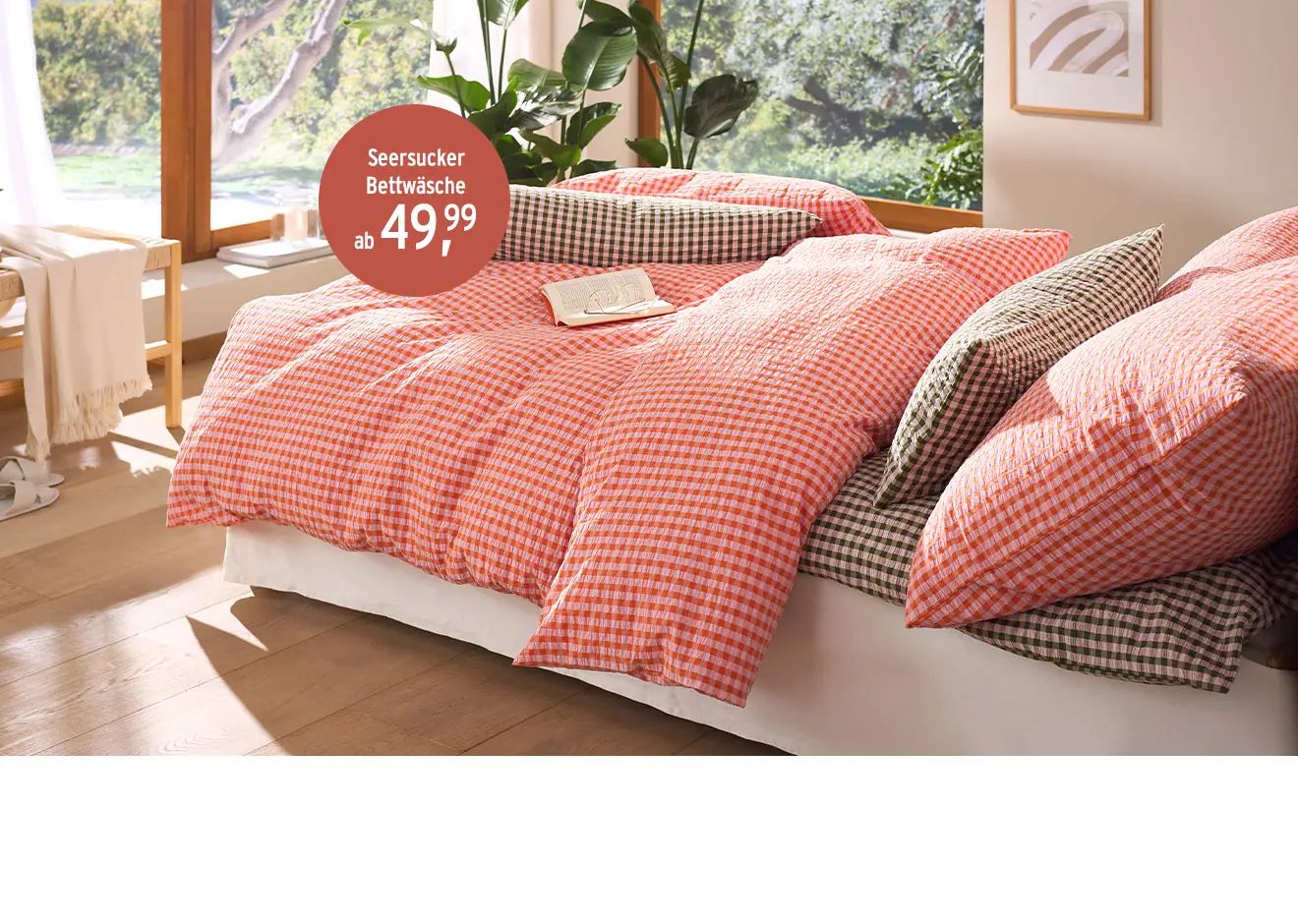 Seersucker-Bettwäsche