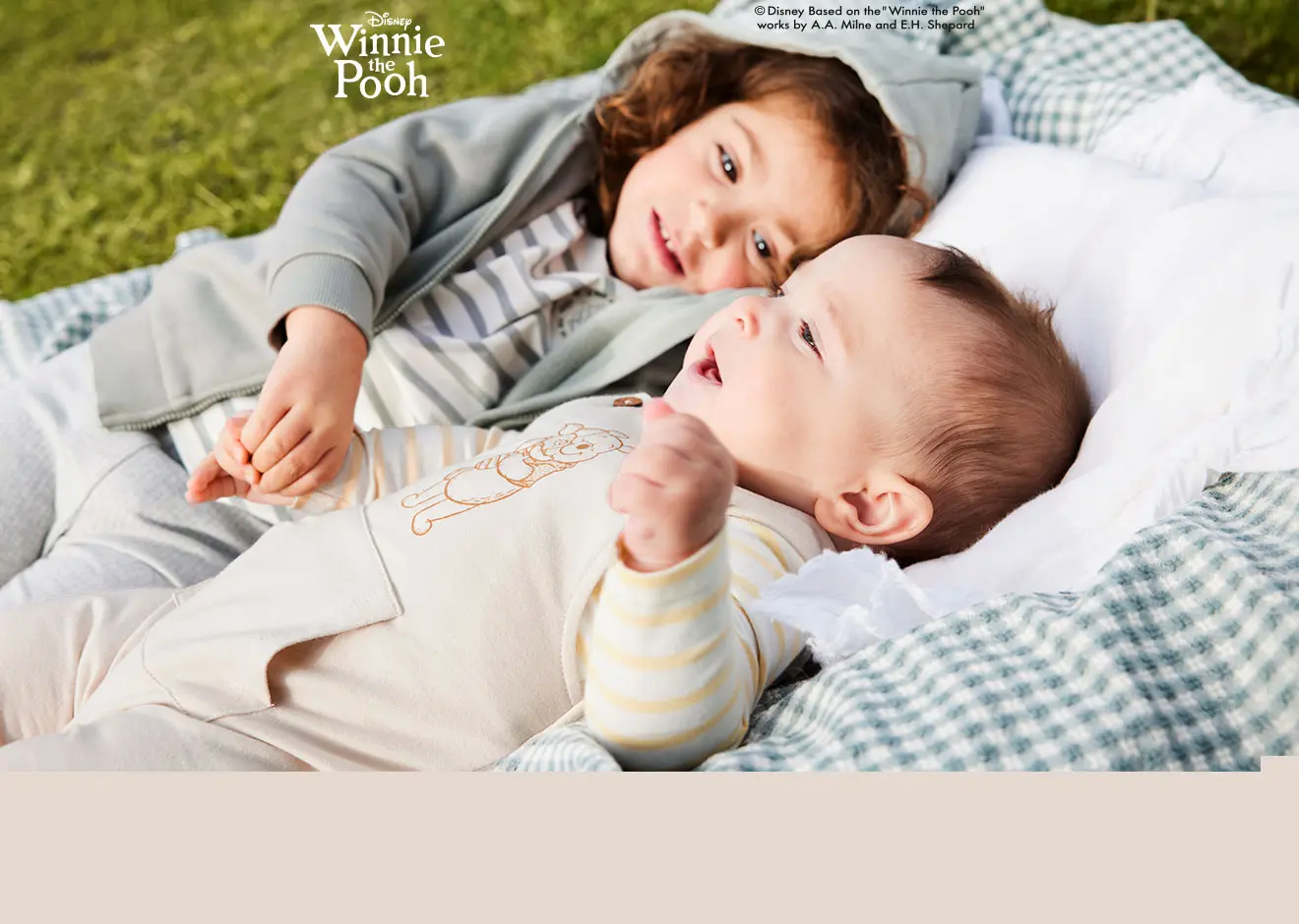 Feel-good mode voor baby's met Winnie de Poeh motieven