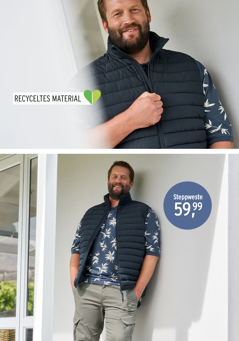 Herren-Steppweste