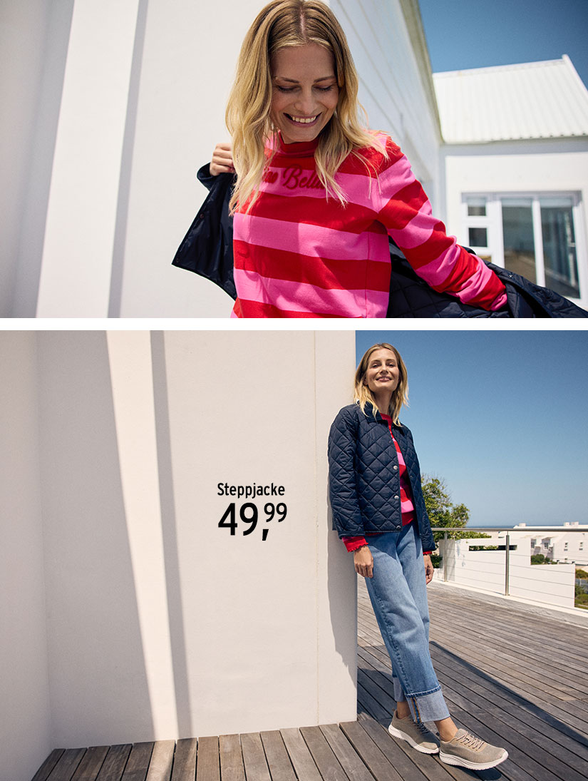 Gestreifter Pullover