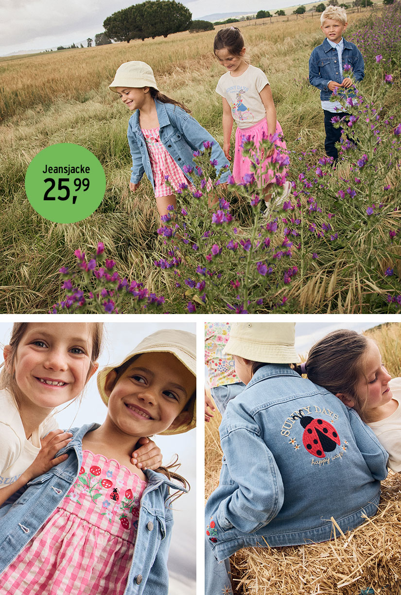 Jeansjacken für Kleinkinder Mädchen