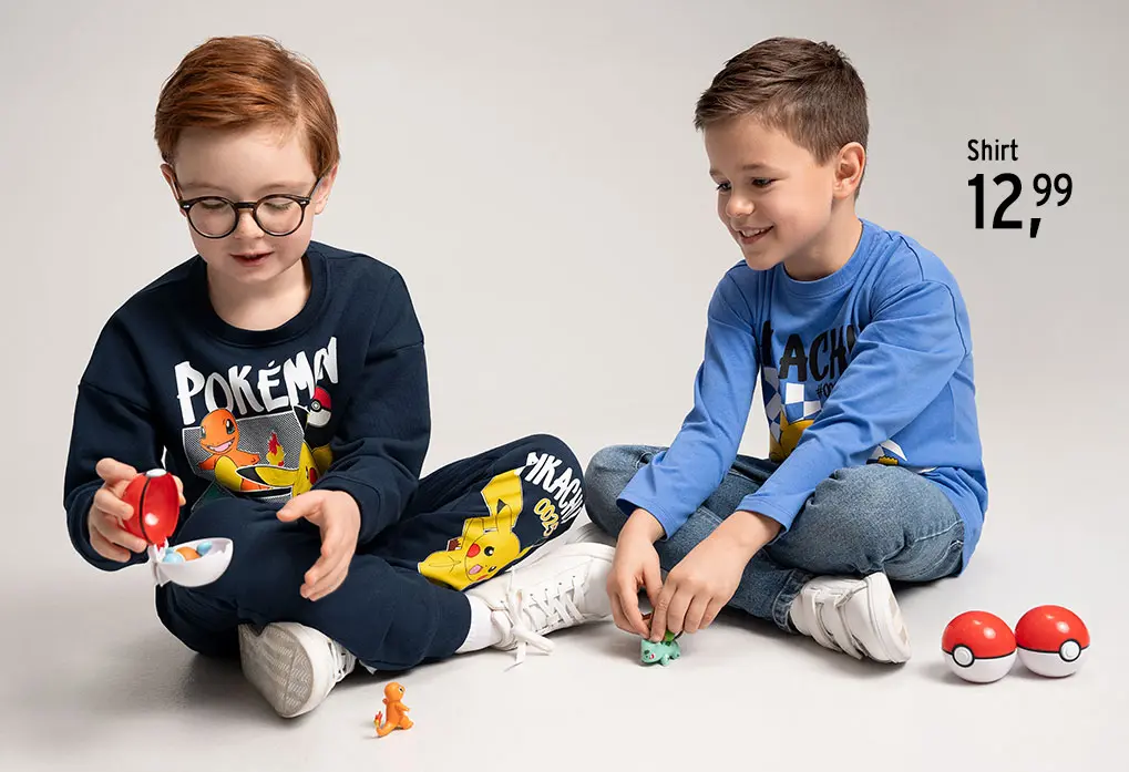 Pokemon-Shirts für Jungen