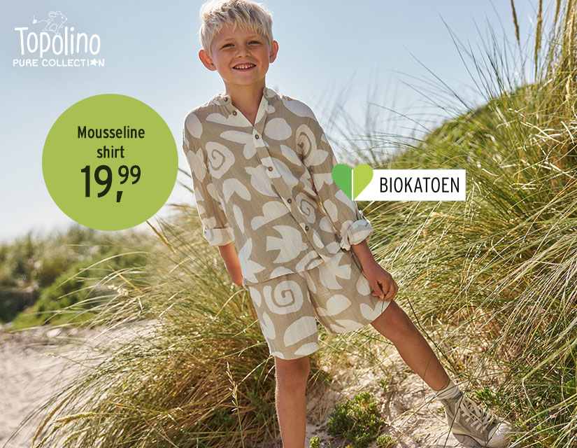 Natuurlijke mode voor jongens