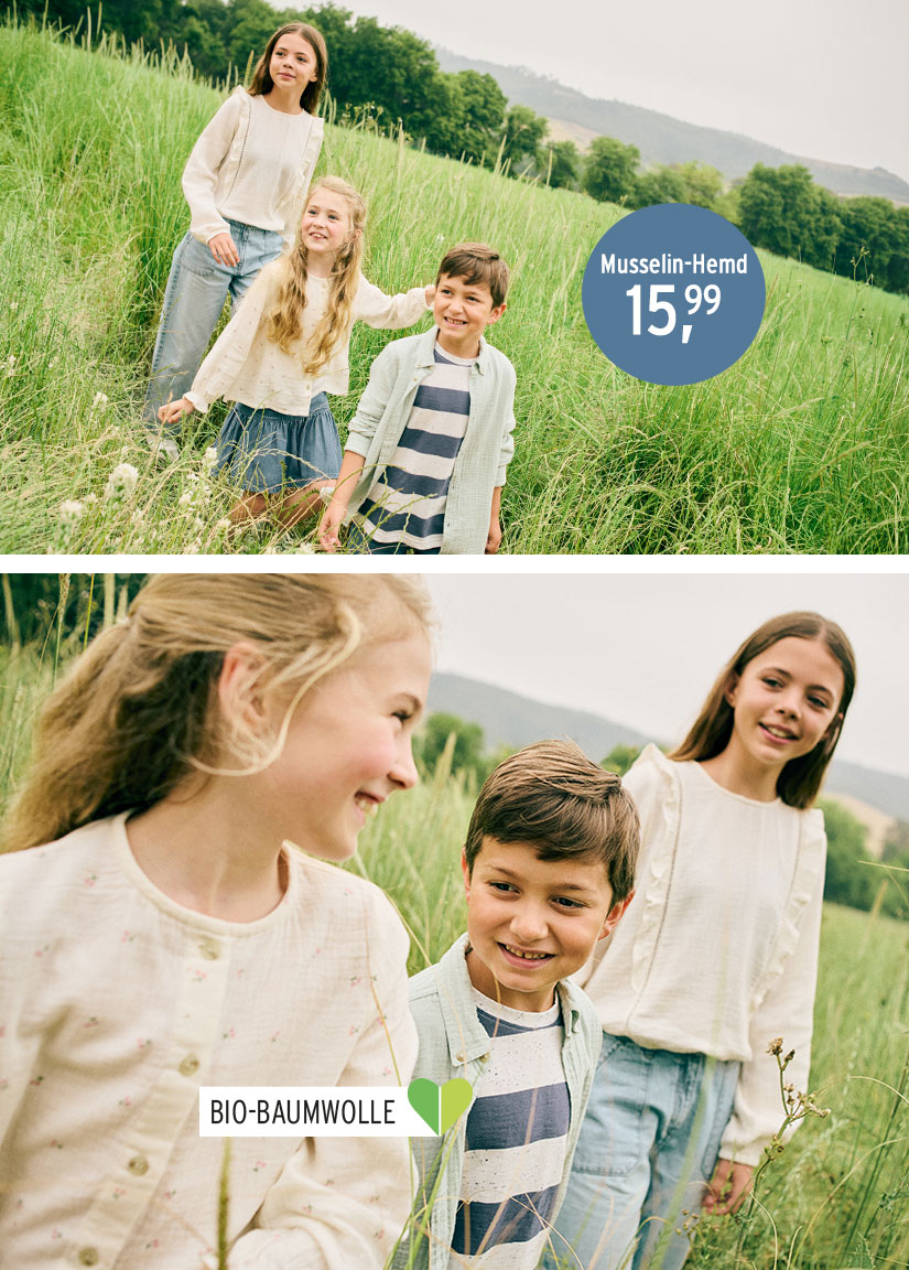 Musselin-Hemd