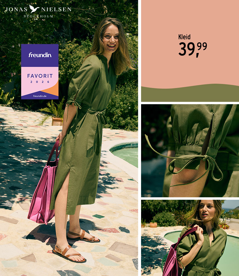 Grünes Kleid für Damen