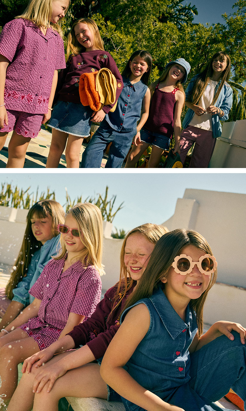 Moderne Bekleidung für Mädchen