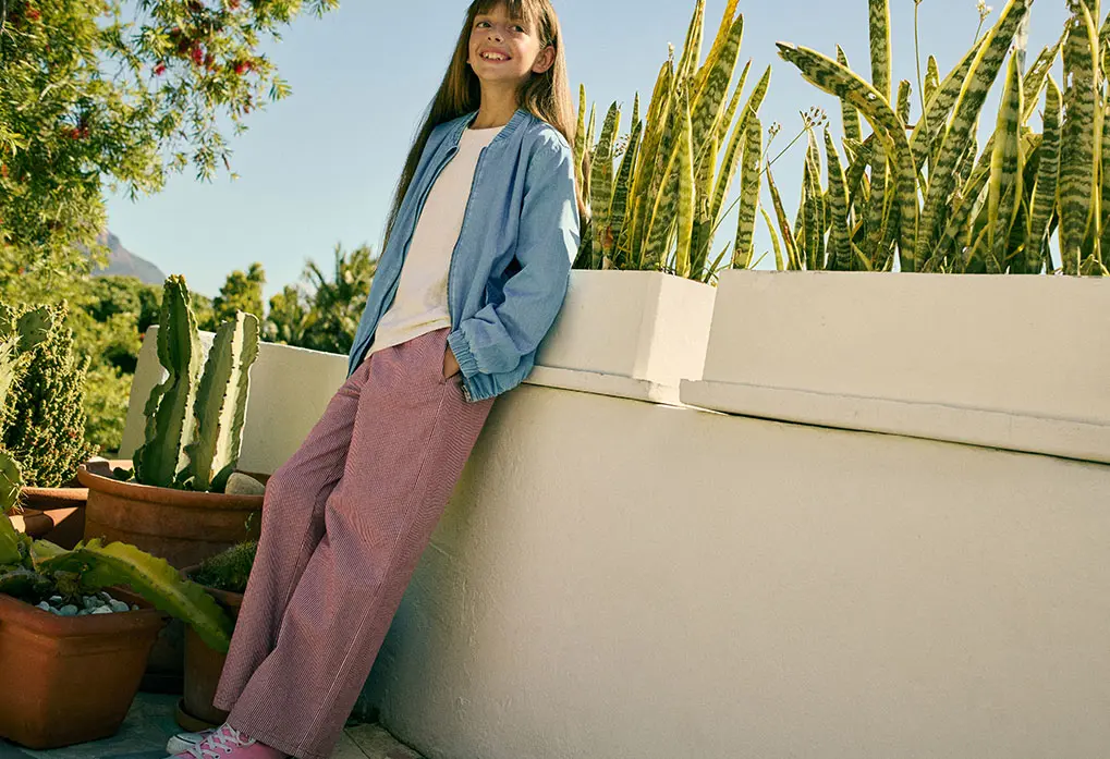 Mädchen Wide Leg Hose