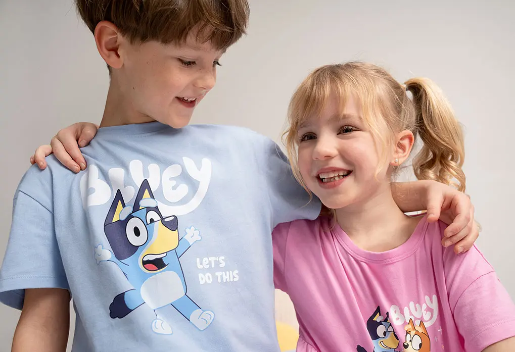 T-Shirts mit Bluey-Motiv