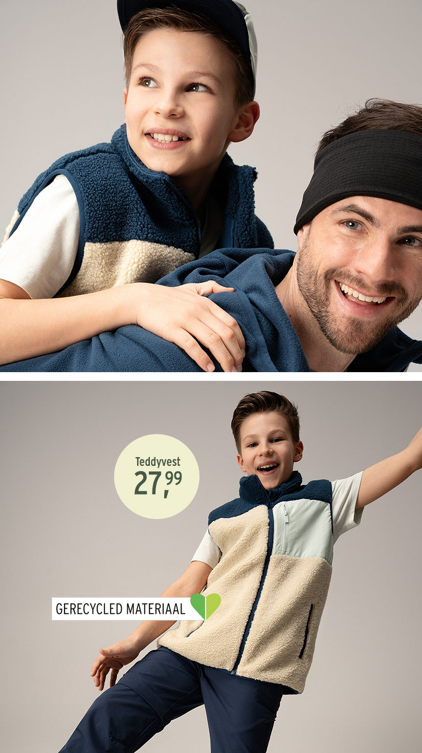 Teddy vest voor jongens