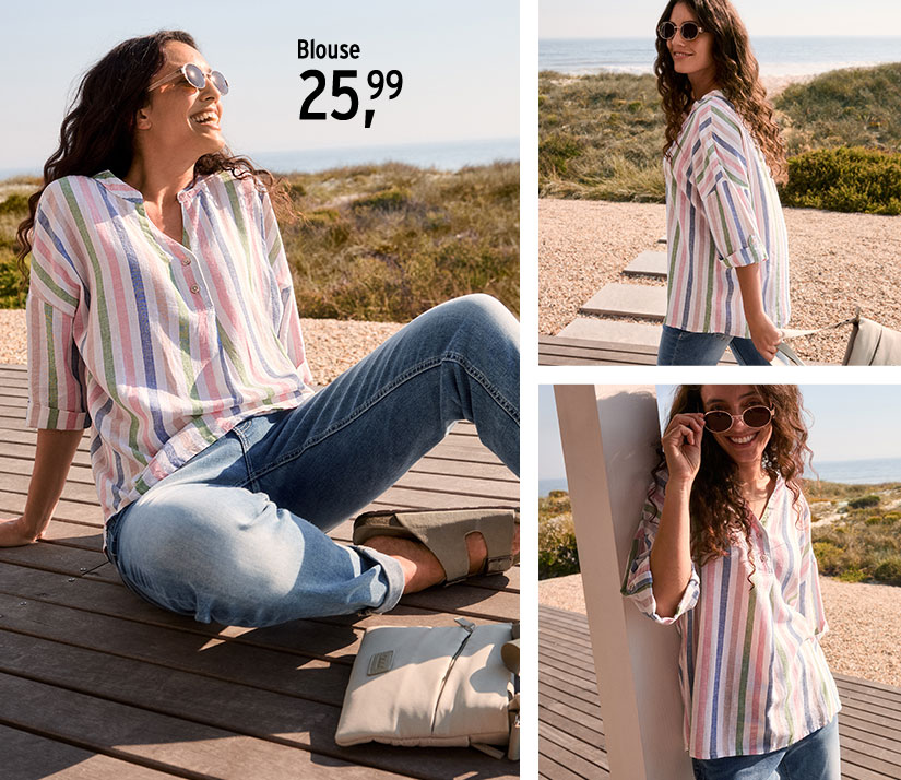 Gestreepte blouse