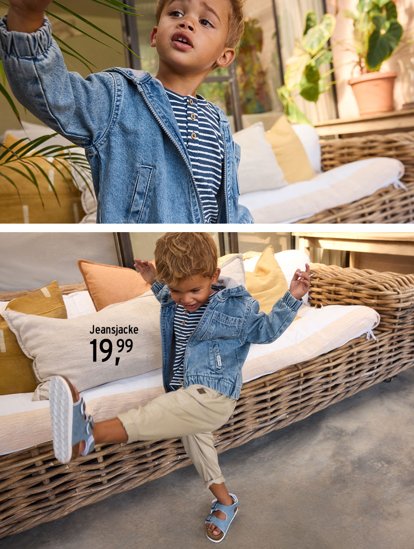 Jeansjacke für Baby Jungen