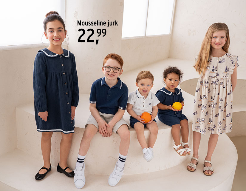 Maritieme mode voor peuters