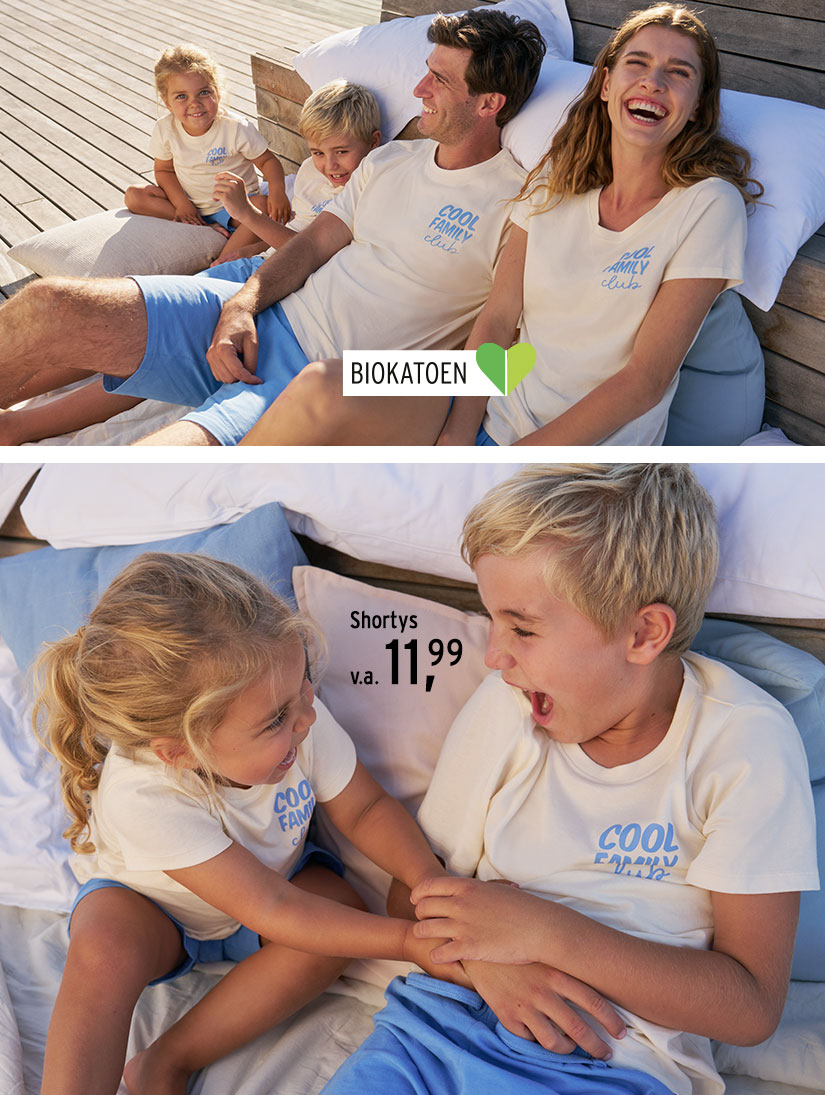 Shorties voor het hele gezin