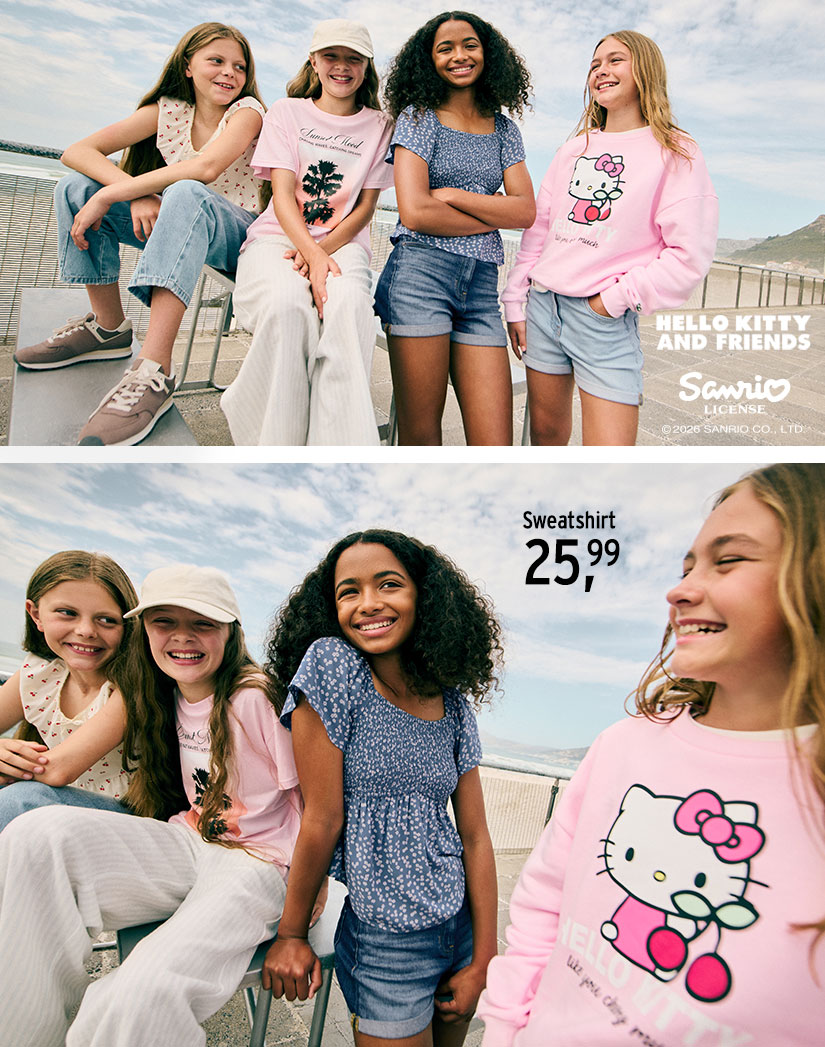 Hello Kitty Mädchen Sweatshirt