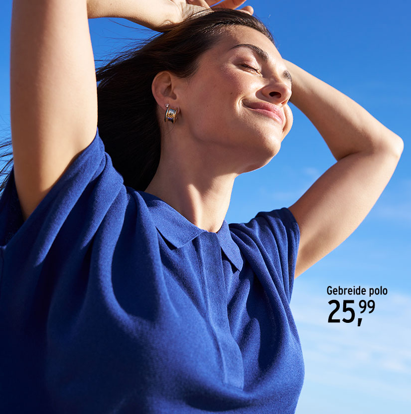 blauwe knitwear voor dames