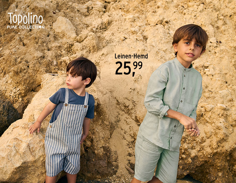 Nachhaltige Sommermode für Kleinkinder Jungen