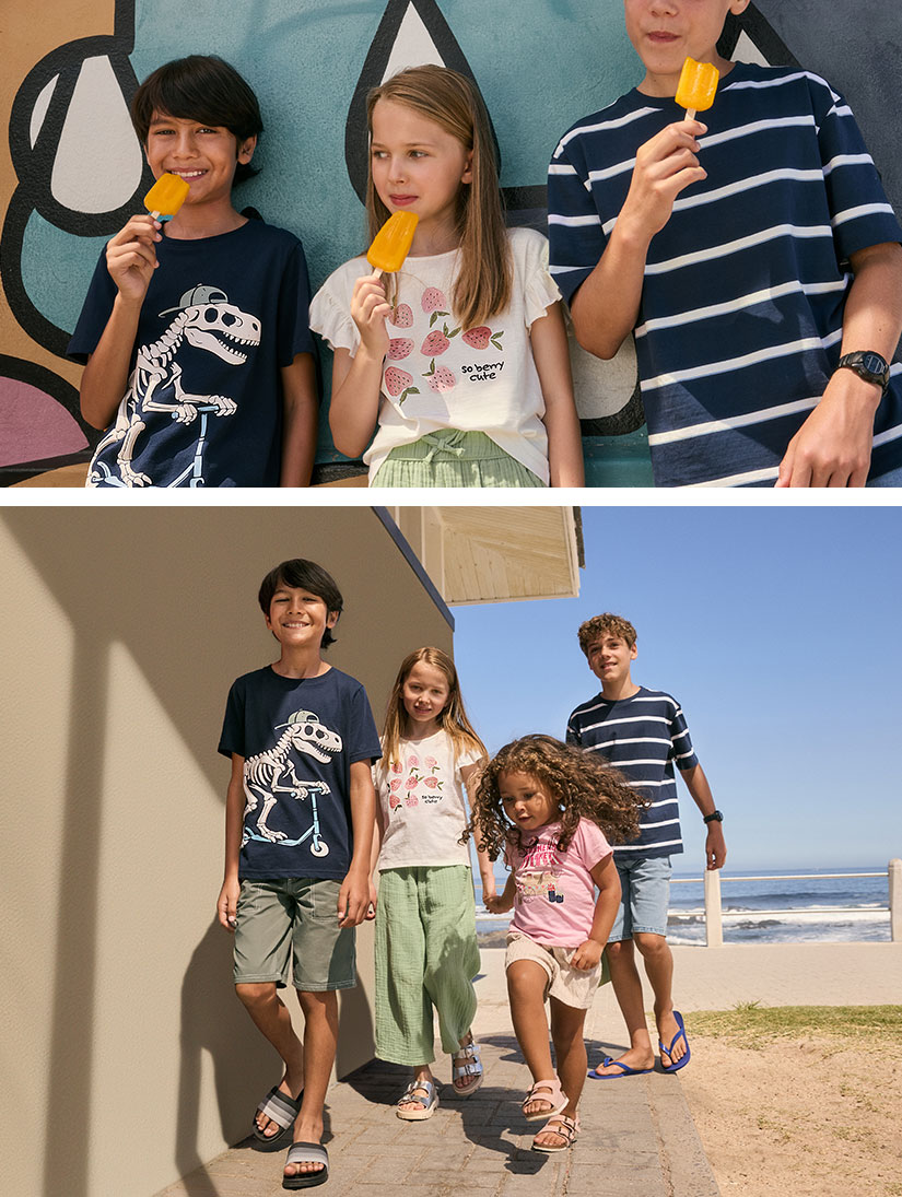 Sommerliche Mode für Kleinkinder