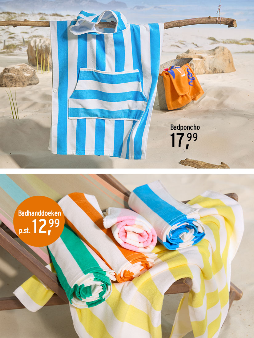 Badhanddoeken en badponcho