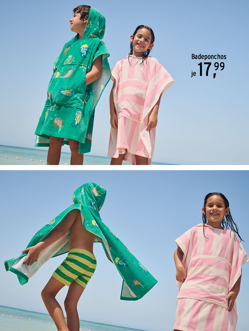 Kinder Badeponchos