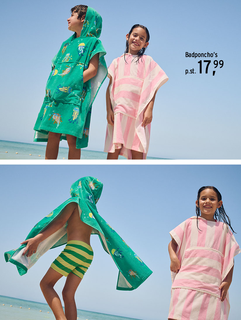 Zwemponcho's voor kinderen