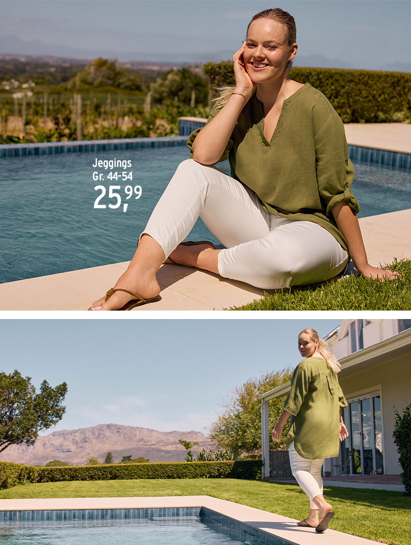 Damenmode in groen Größen