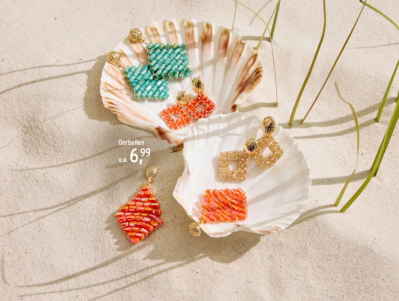 Zomerse oorbellen voor dames