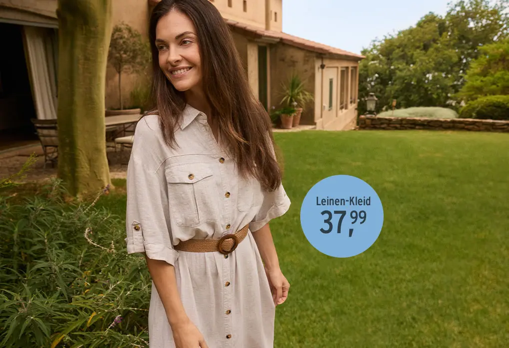 Leinen-Kleid für Damen