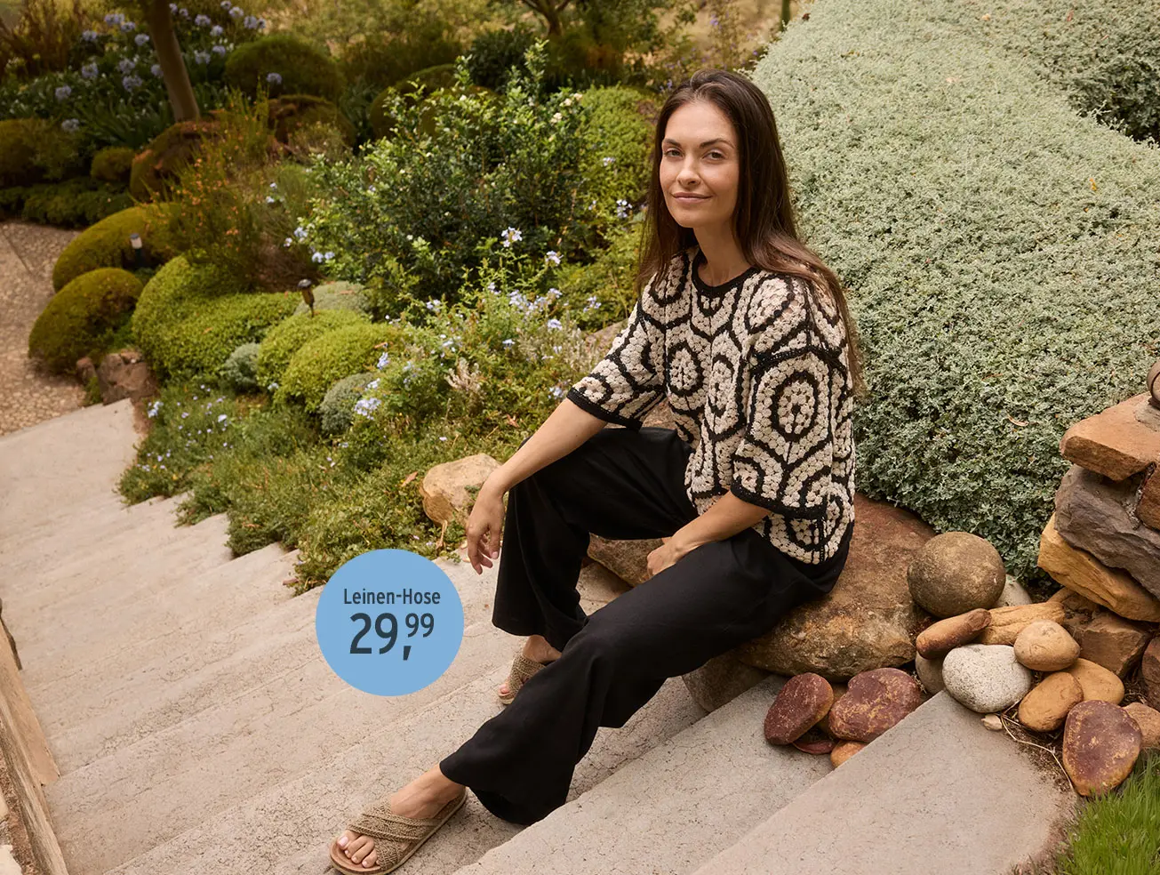 Leinenhose für Damen