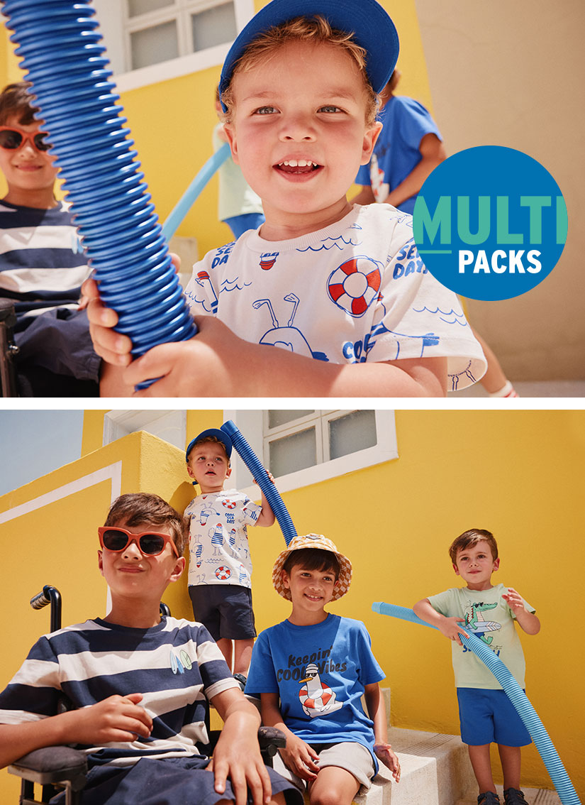 Mode für Babys im Multipack