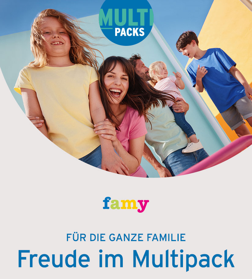 Multipacks für die ganze Familie