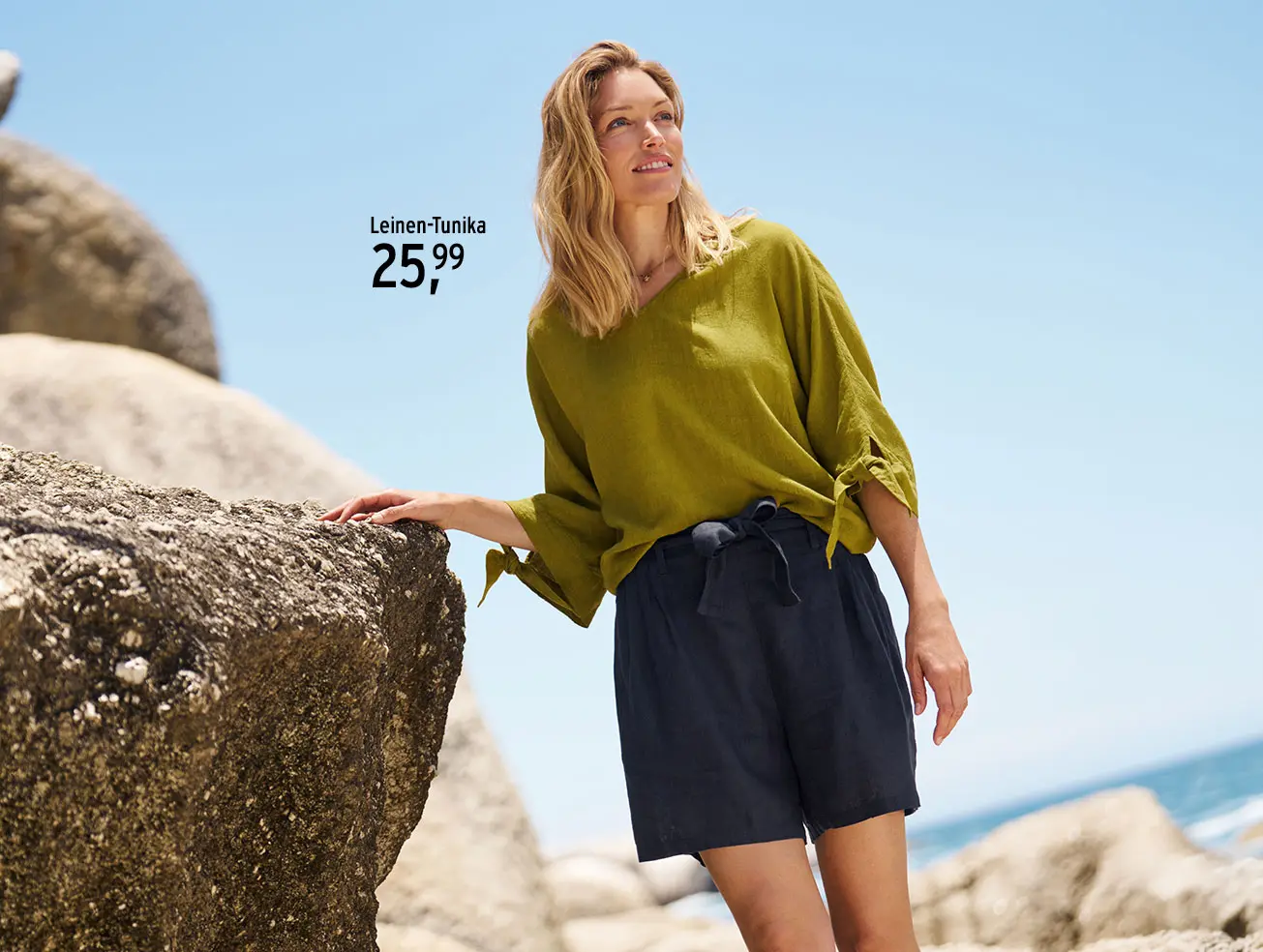 Leinen-Tunika für Damen
