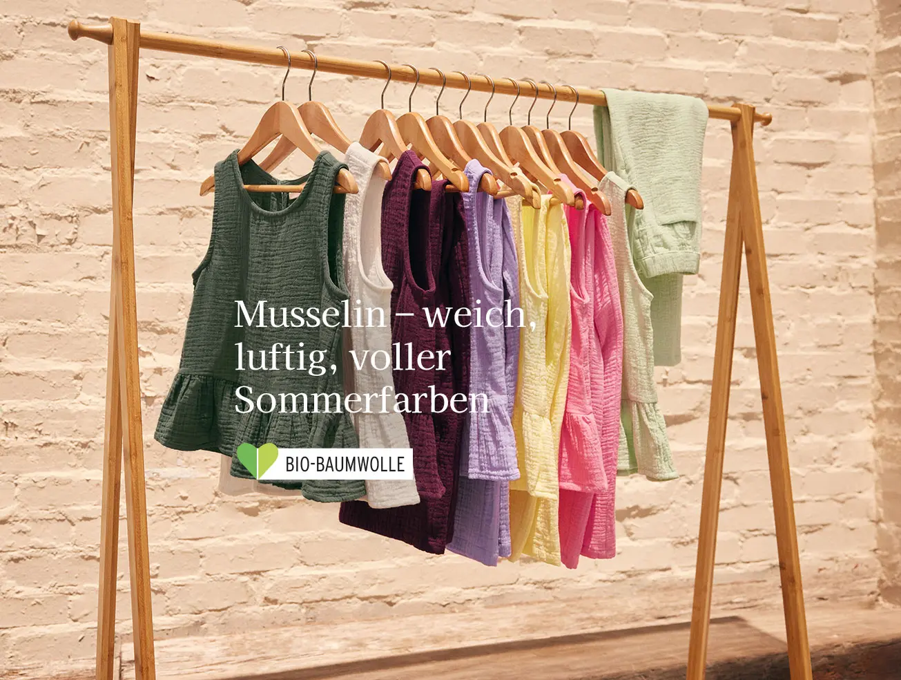 Musselin-Mode für Mädchen