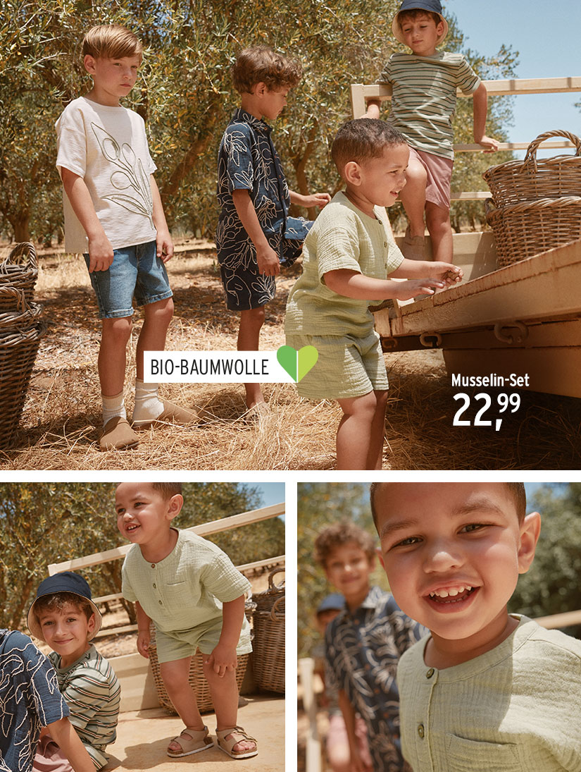 Jungen Musselin-Set
