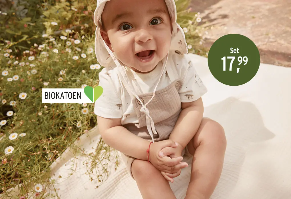 Babyset van biologisch katoen