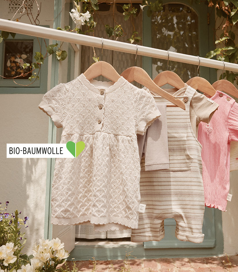 Babymode mit Bio-Baumwolle
