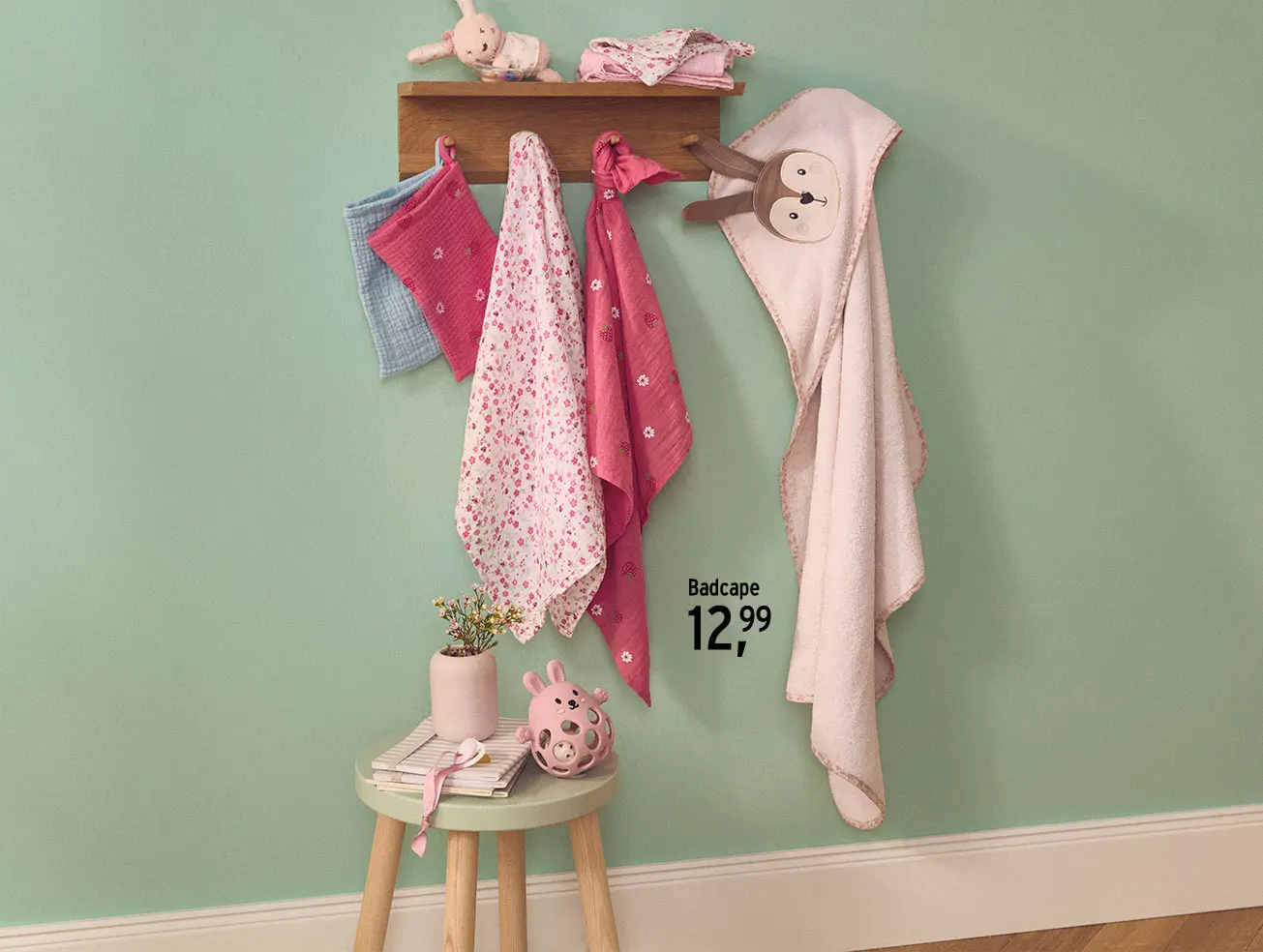 Badhanddoek voor baby's met capuchon