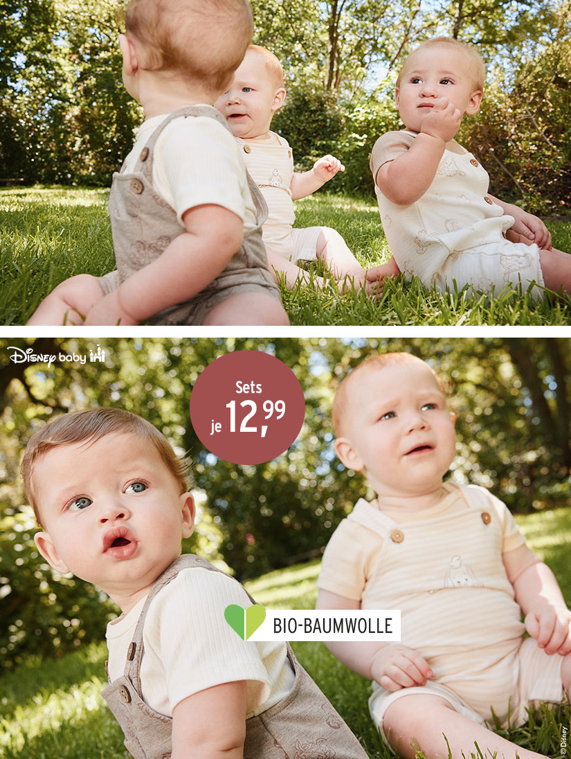 Baby Sets aus Bio-Baumwolle