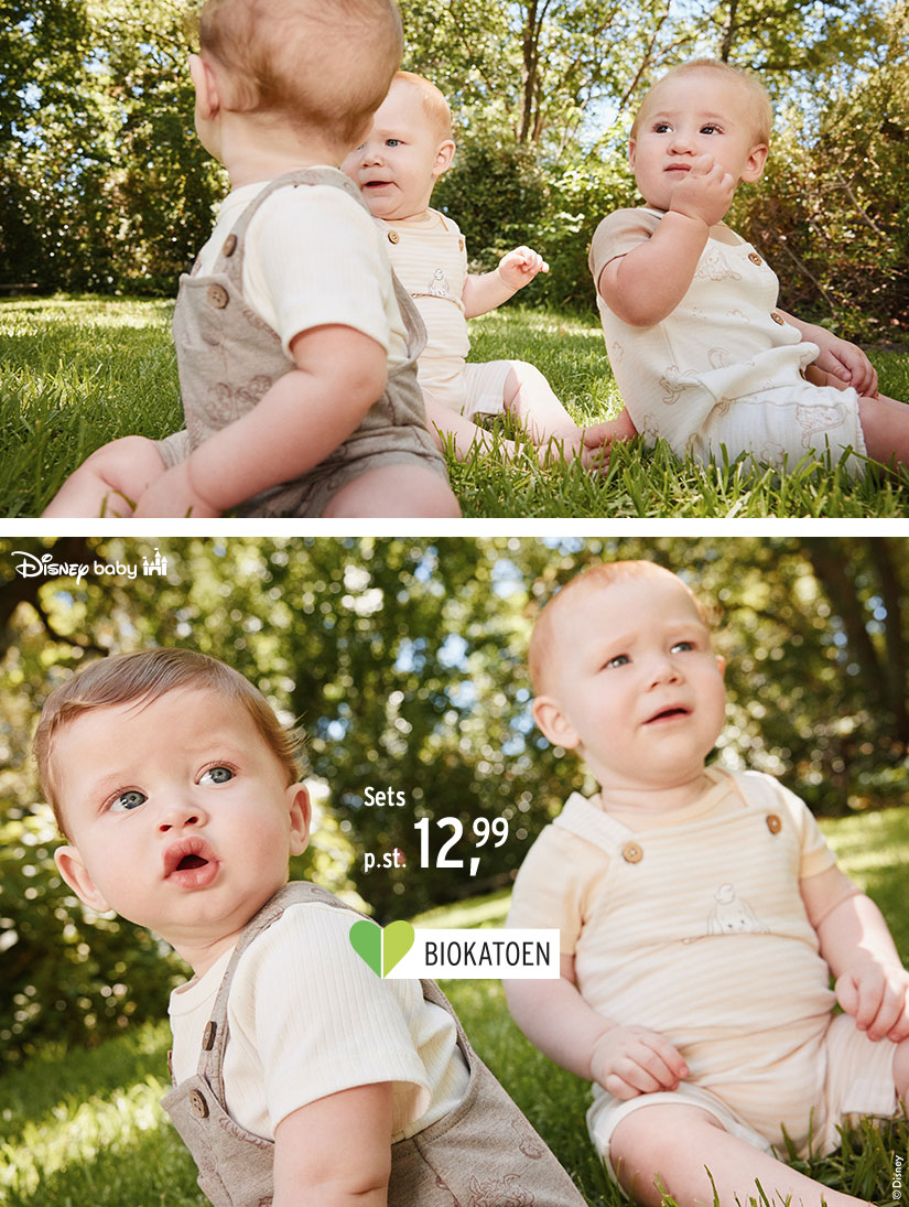 Babysets van biokatoen