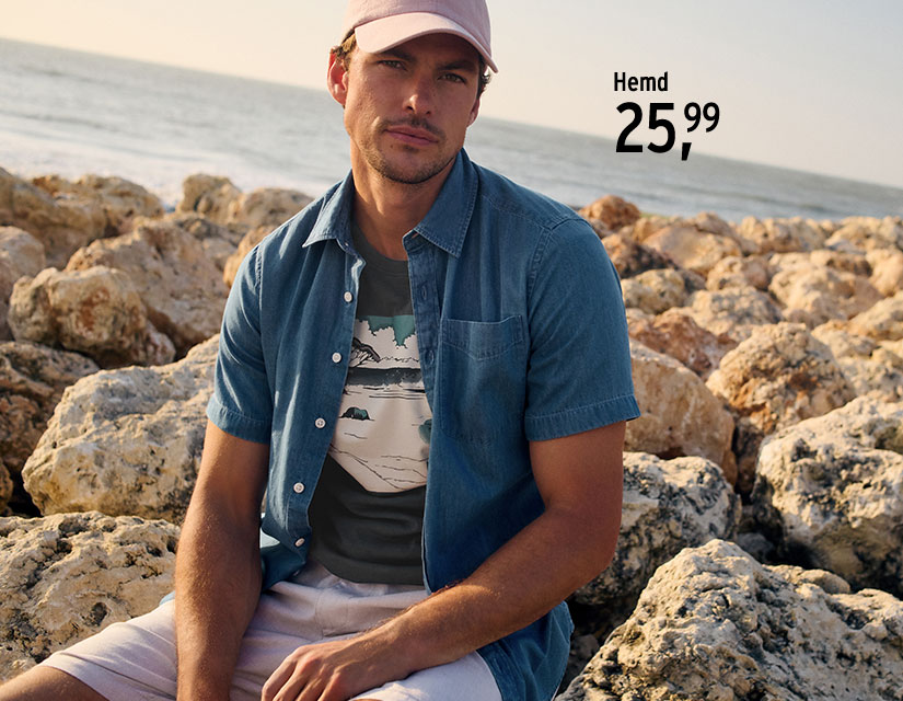 Sommerliche Mode für Herren